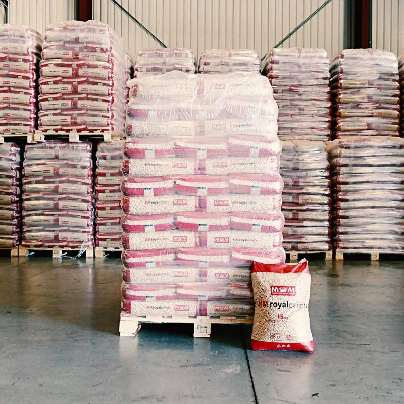 Palete de Pellets MM ROYAL – 78 Sacos em Plástico