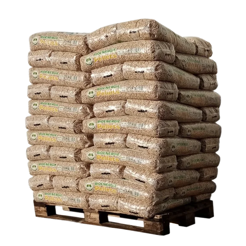 Palete de Pellets Bio Energy – 66 Sacos de 15 kg